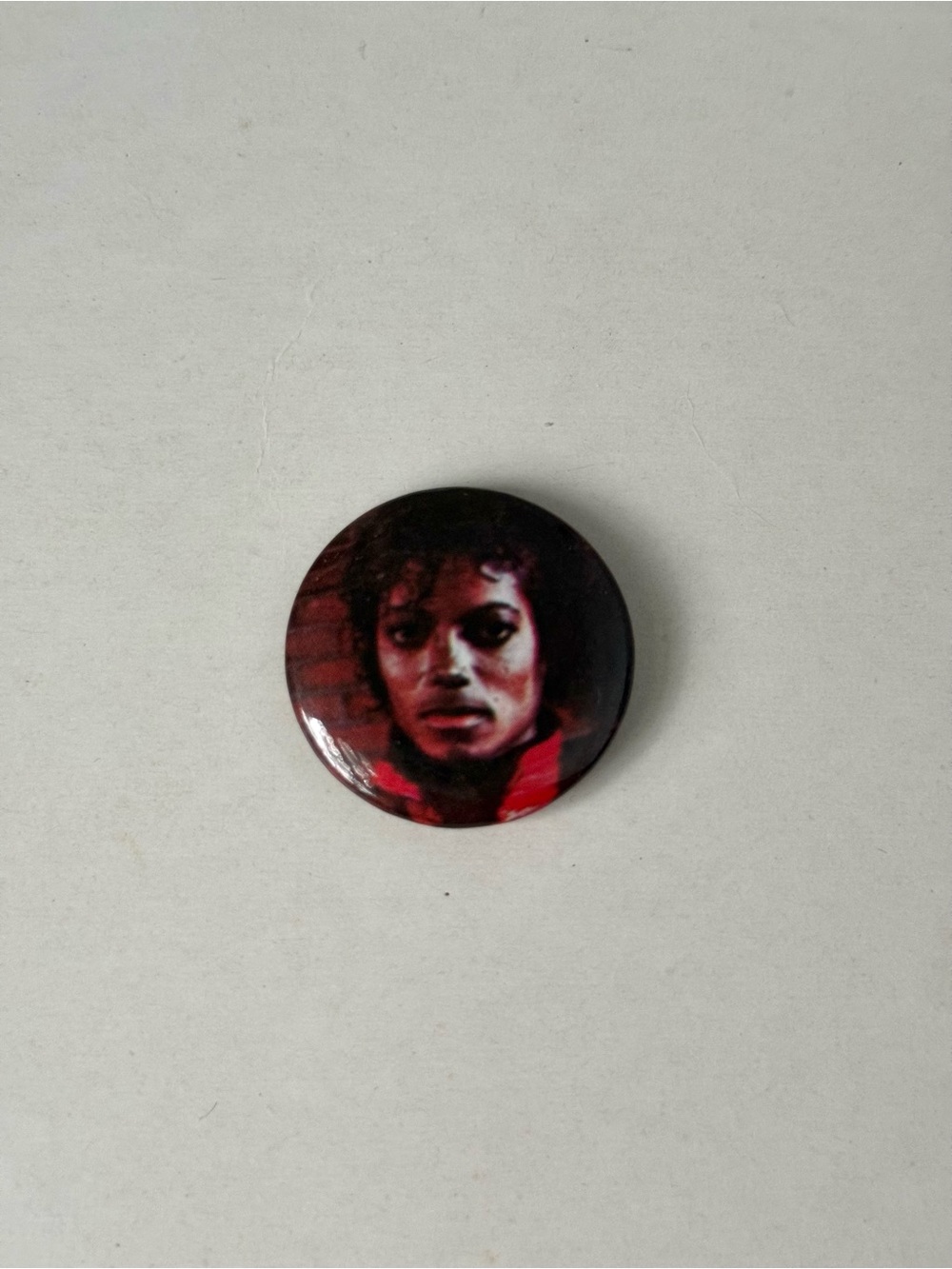 Vintage 1980s Michael Jackson Thriller Era Small Pin – Retro Music Memorabilia